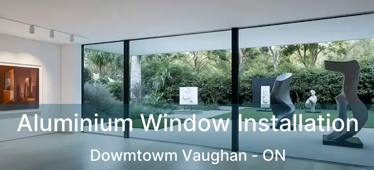  Aluminium Window Installation Dowmtowm Vaughan - ON