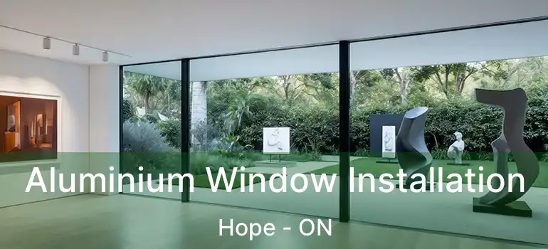  Aluminium Window Installation Hope - ON