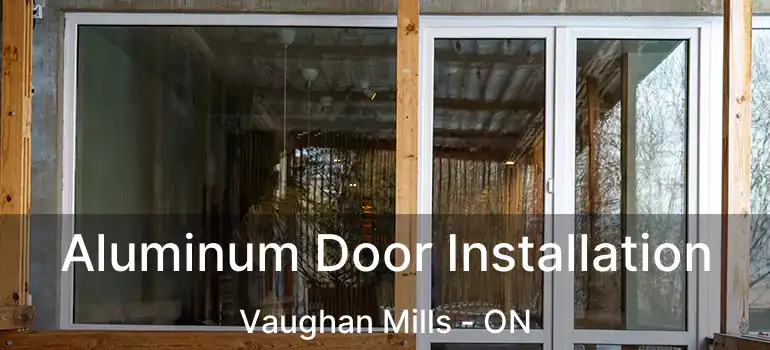 Aluminum Door Installation Vaughan Mills - ON