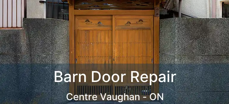 Barn Door Repair Centre Vaughan - ON