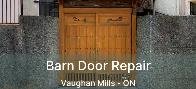 Barn Door Repair Vaughan Mills - ON