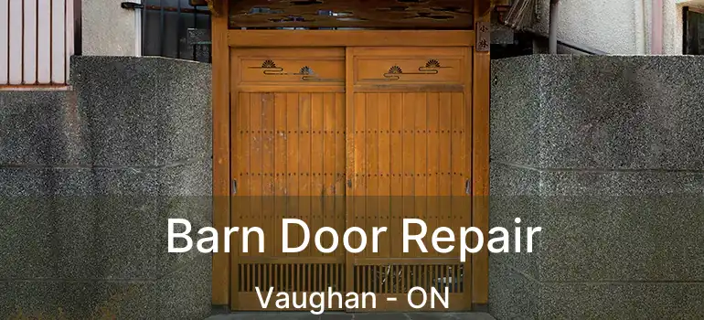 Barn Door Repair Vaughan - ON