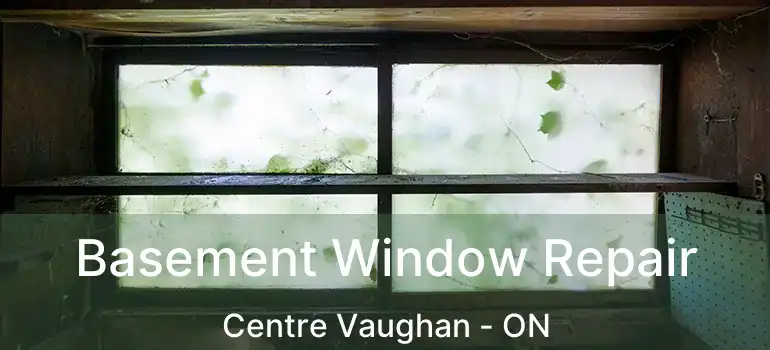  Basement Window Repair Centre Vaughan - ON