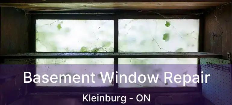  Basement Window Repair Kleinburg - ON