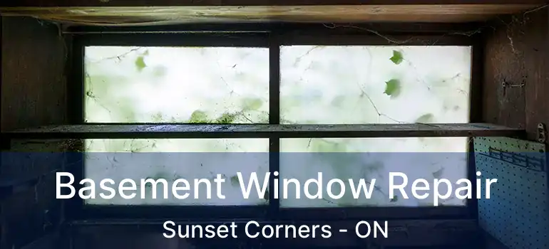  Basement Window Repair Sunset Corners - ON
