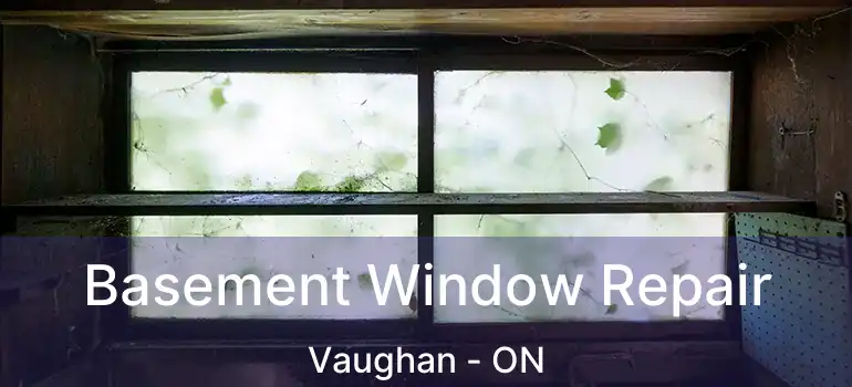  Basement Window Repair Vaughan - ON