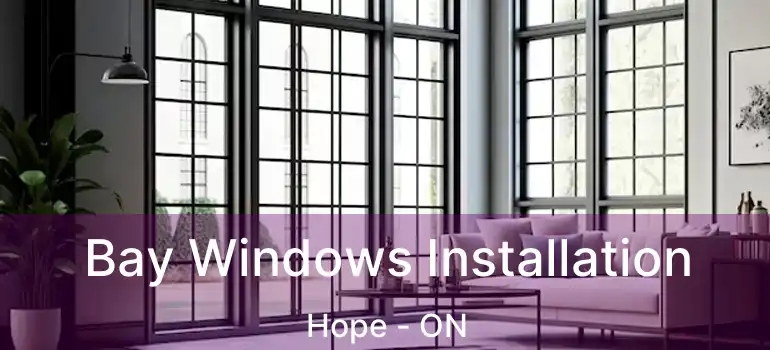  Bay Windows Installation Hope - ON
