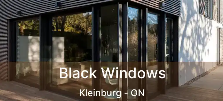 Black Windows Kleinburg - ON