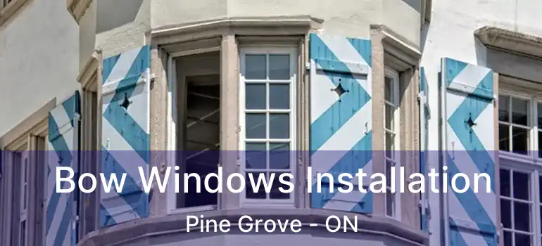  Bow Windows Installation Pine Grove - ON