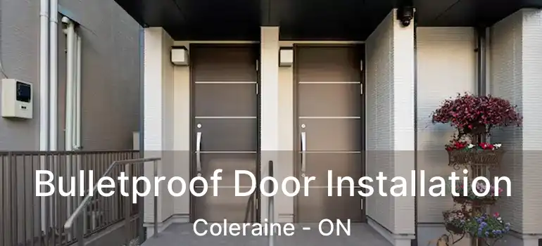  Bulletproof Door Installation Coleraine - ON