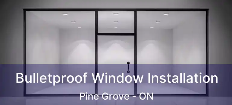  Bulletproof Window Installation Pine Grove - ON