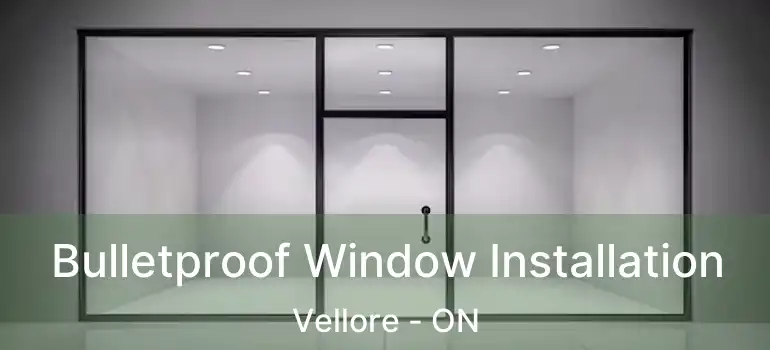  Bulletproof Window Installation Vellore - ON