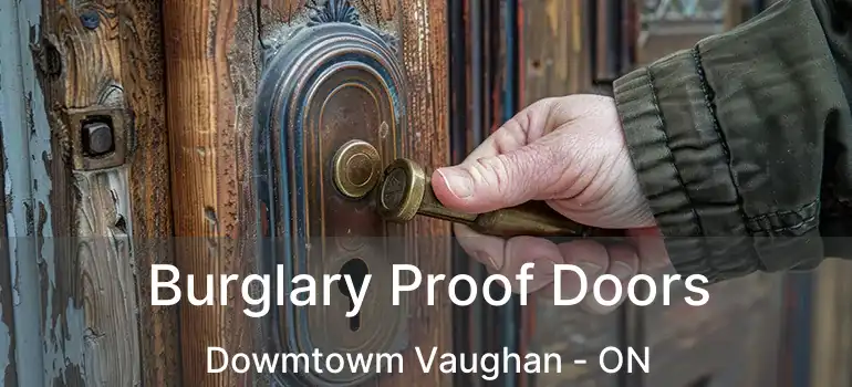  Burglary Proof Doors Dowmtowm Vaughan - ON
