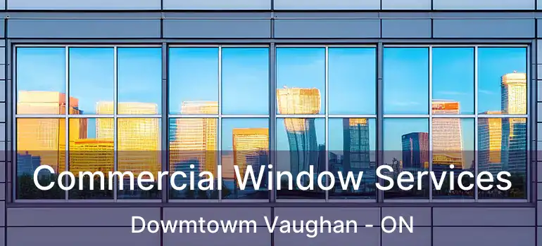  Commercial Window Services Dowmtowm Vaughan - ON