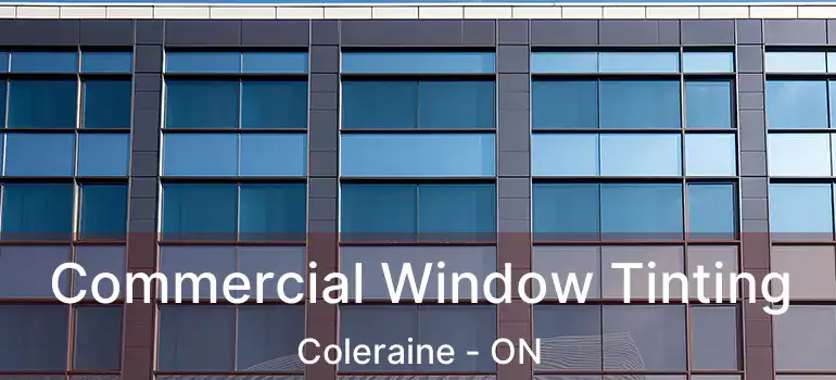 Commercial Window Tinting Coleraine - ON