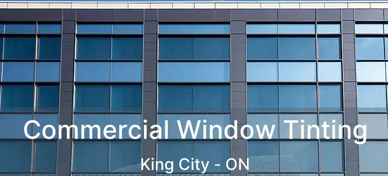 Commercial Window Tinting King City - ON