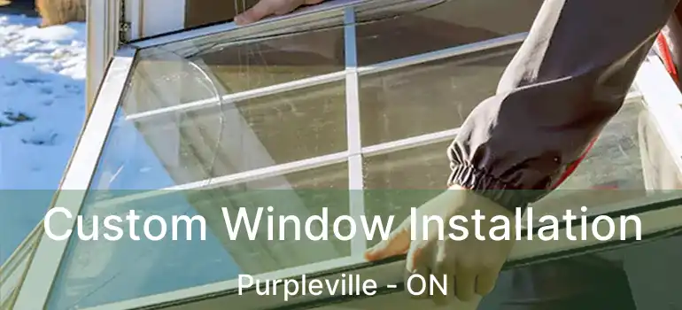  Custom Window Installation Purpleville - ON