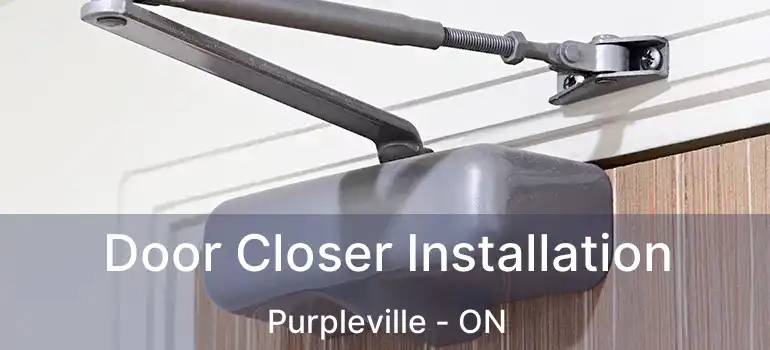  Door Closer Installation Purpleville - ON