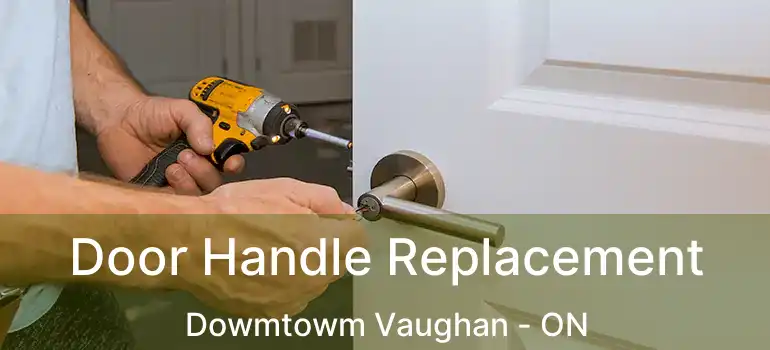  Door Handle Replacement Dowmtowm Vaughan - ON