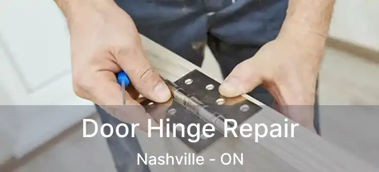 Door Hinge Repair Nashville - ON