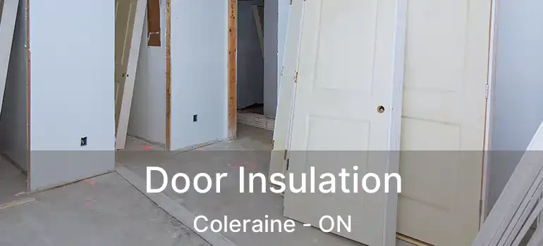  Door Insulation Coleraine - ON