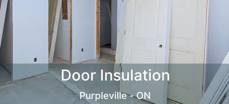  Door Insulation Purpleville - ON