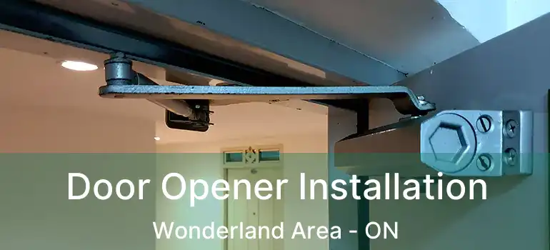  Door Opener Installation Wonderland Area - ON