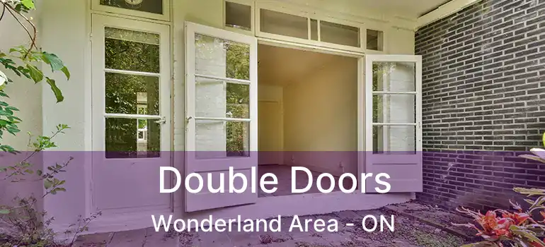  Double Doors Wonderland Area - ON