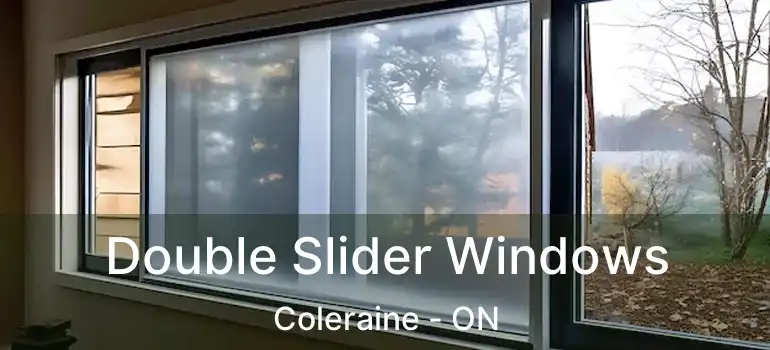 Double Slider Windows Coleraine - ON