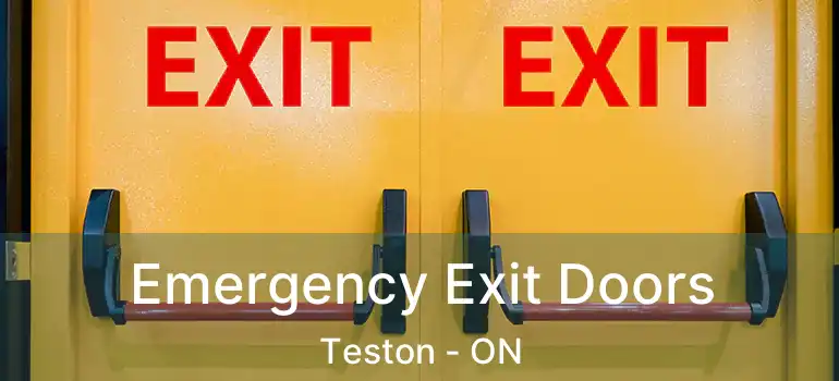  Emergency Exit Doors Teston - ON