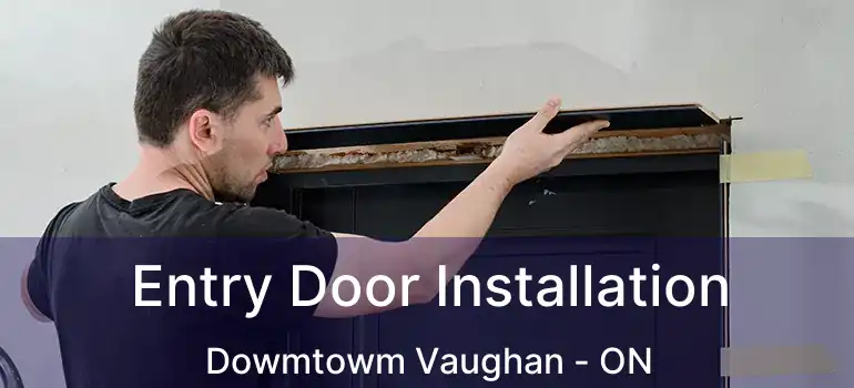  Entry Door Installation Dowmtowm Vaughan - ON