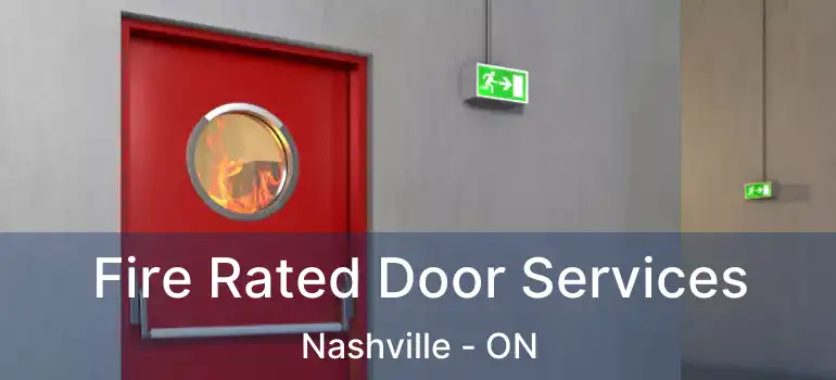  Fire Rated Door Services Nashville - ON