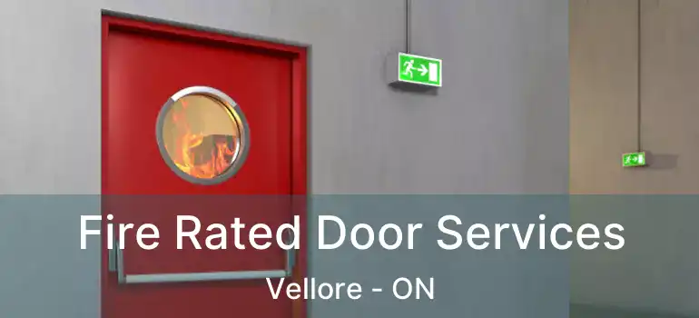  Fire Rated Door Services Vellore - ON