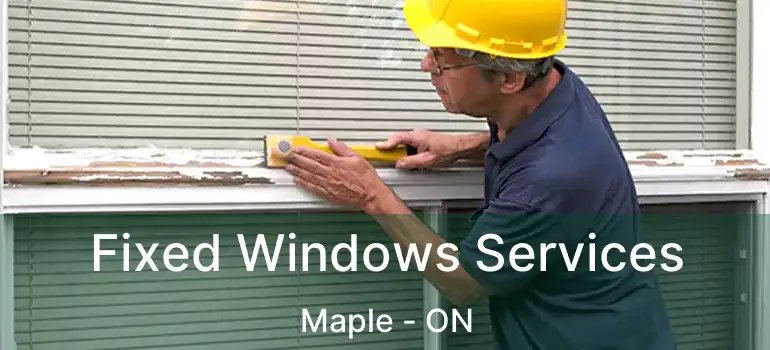  Fixed Windows Services Maple - ON