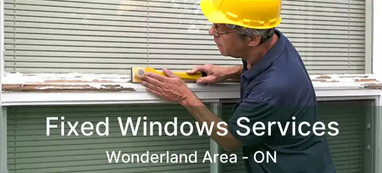 Fixed Windows Services Wonderland Area - ON