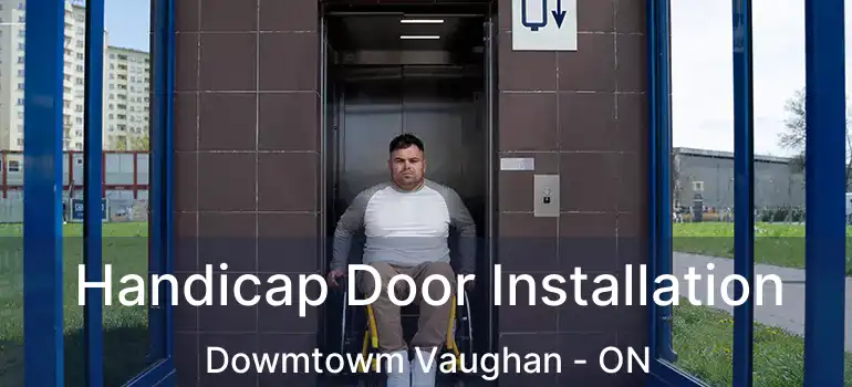  Handicap Door Installation Dowmtowm Vaughan - ON