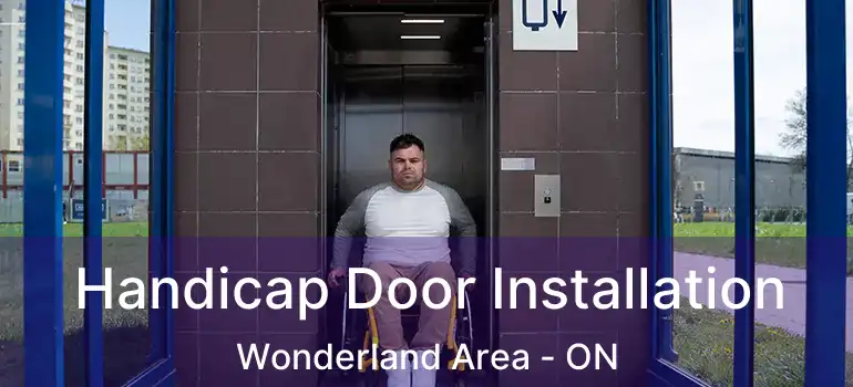  Handicap Door Installation Wonderland Area - ON