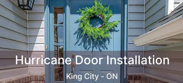 Hurricane Door Installation King City - ON