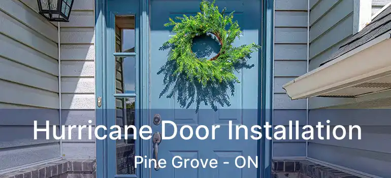 Hurricane Door Installation Pine Grove - ON