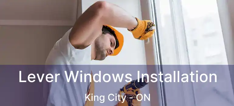  Lever Windows Installation King City - ON
