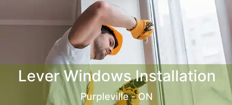  Lever Windows Installation Purpleville - ON