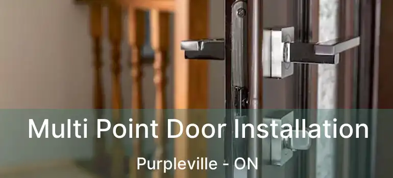 Multi Point Door Installation Purpleville - ON