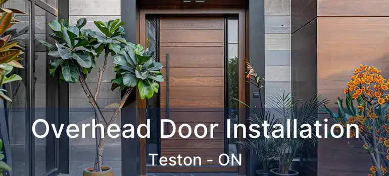 Overhead Door Installation Teston - ON