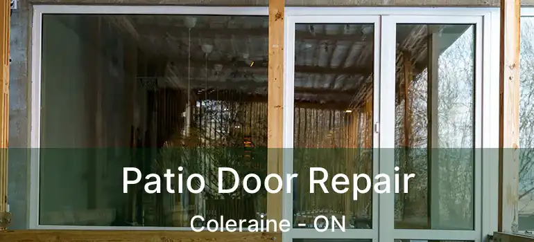 Patio Door Repair Coleraine - ON