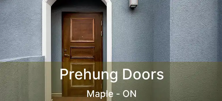  Prehung Doors Maple - ON