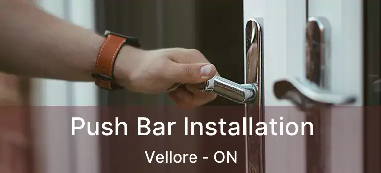  Push Bar Installation Vellore - ON