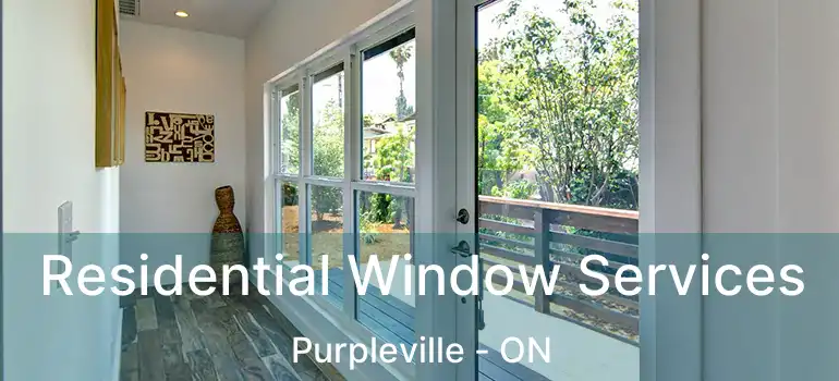  Residential Window Services Purpleville - ON