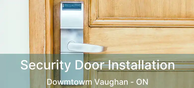  Security Door Installation Dowmtowm Vaughan - ON