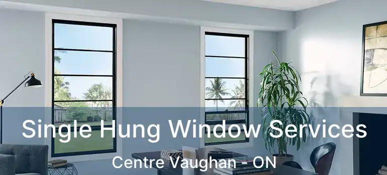  Single Hung Window Services Centre Vaughan - ON
