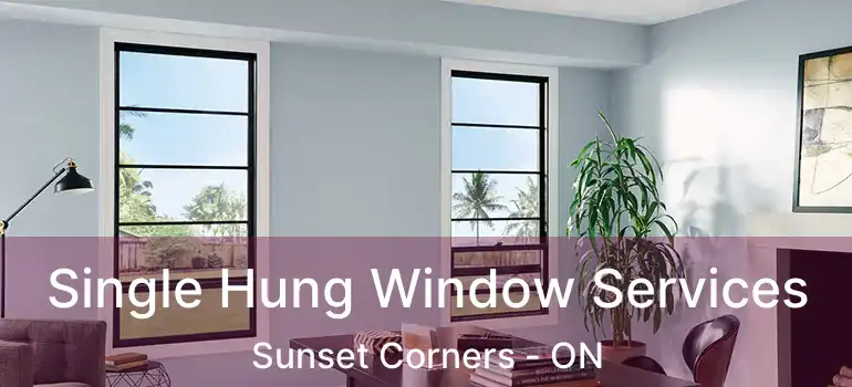  Single Hung Window Services Sunset Corners - ON